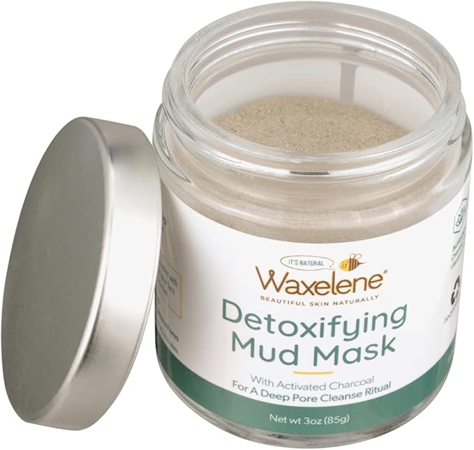 Waxelene Multi-Purpose Ointment, Organic, Large Jar & Detoxifying Mud-Mask