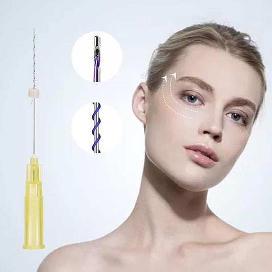 Oldream Pdo Threads Eye Lift for Eyes, Mono Screw Type, B-Type, 30G25MM, 20pcs