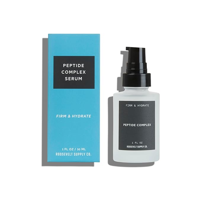 Peptide Complex Serum, Anti-Aging Face Treatment with Dandelion, Tri-Peptides, Jojoba, Aloe for Firm, Plump Skin.