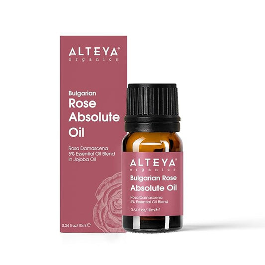 Alteya Bulgarian Rose Absolute Oil Rosa Damascena Multi-Use Oil Blend Excellent for Aromatherapy, Fragrance, Skincare and Massage Therapy 10mL