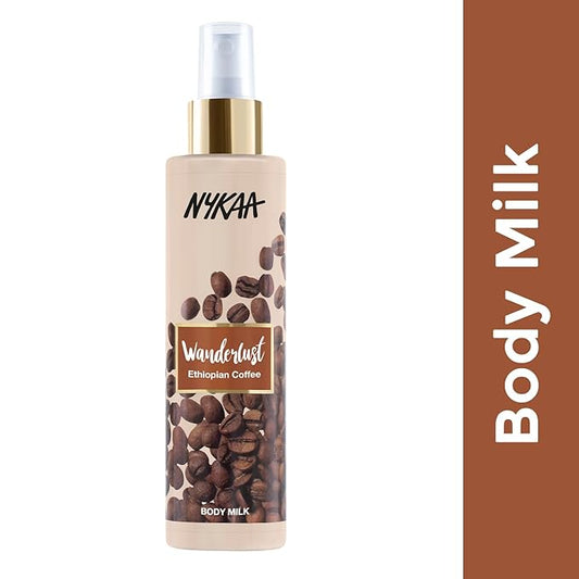 Nykaa Naturals Wanderlust Body Milk - with Green Tea Leaf Extracts - Lightweight and Non-Greasy Formula - Refreshing Scent - French Lavender - 6.08 oz