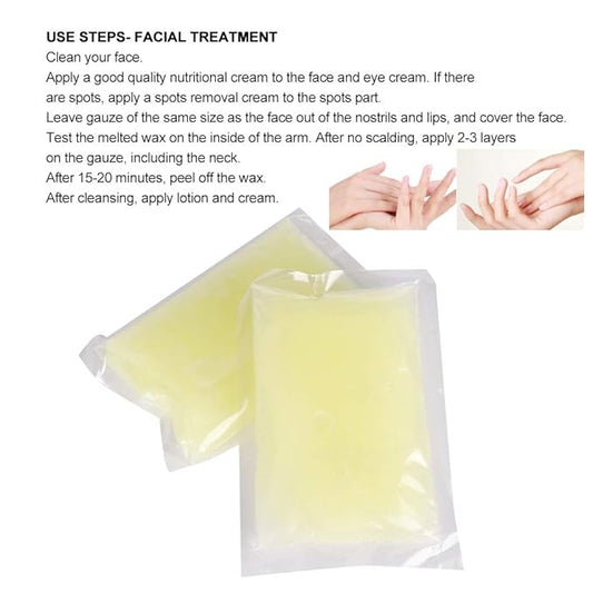 YUYTE Paraffin Wax for Hand and Foot Care, Moisturizing, 100g/bag, 2 Count, Unisex, Sensitive Skin, Adults