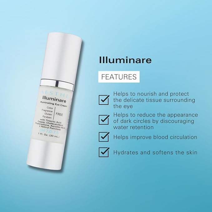 Aesthe Vivace Eye Lifting Gel - Revitalize & Firm + Aesthe Illuminare Illuminating Eye Cream Bundle