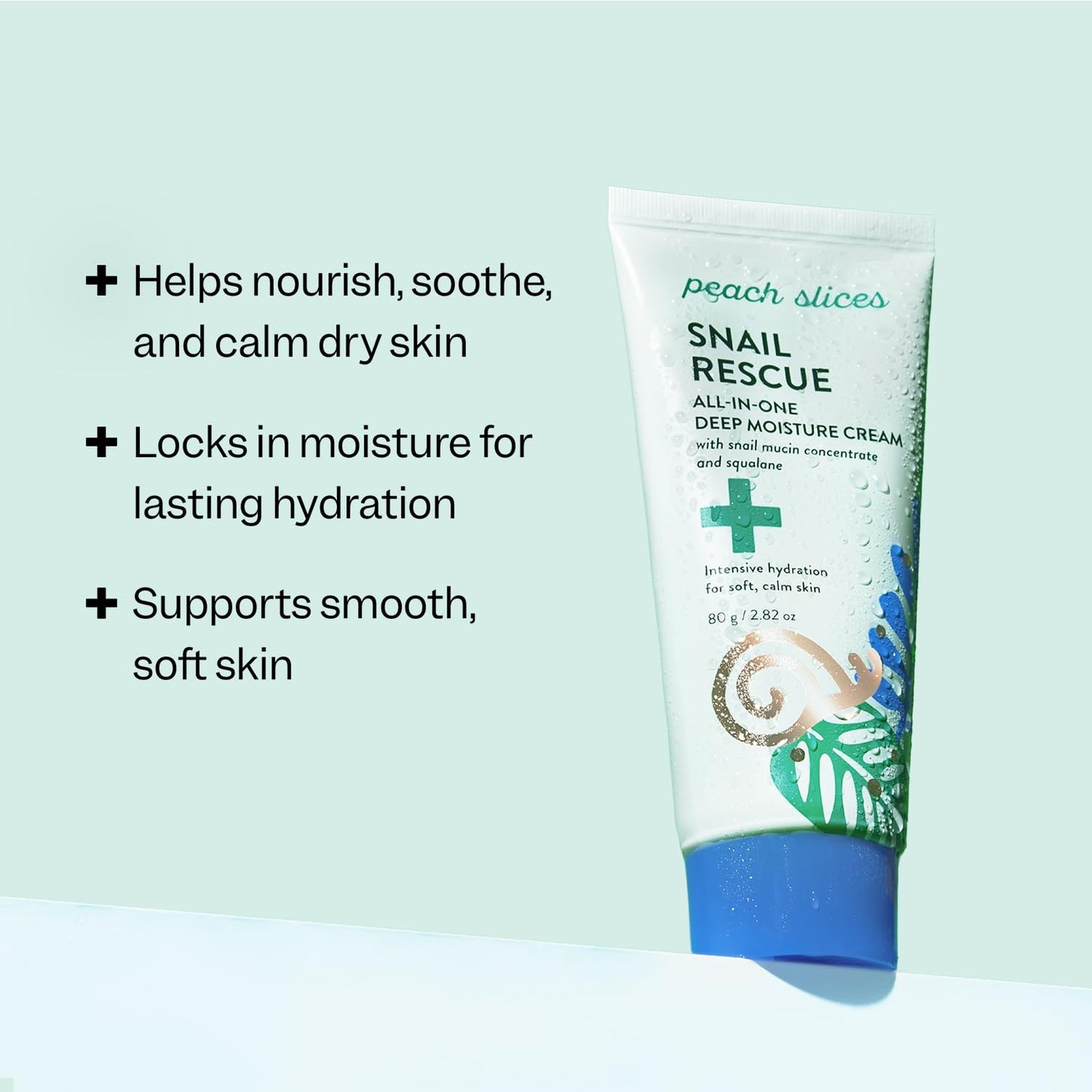 Peach Slices Snail Rescue All-In-One Deep Moisture Cream