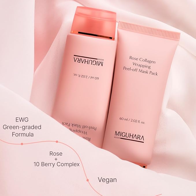 Rose Collagen Wrapping Peel-off Mask Pack | Korean Skincare Mask Pack (60ml/2.02 fl.oz.)