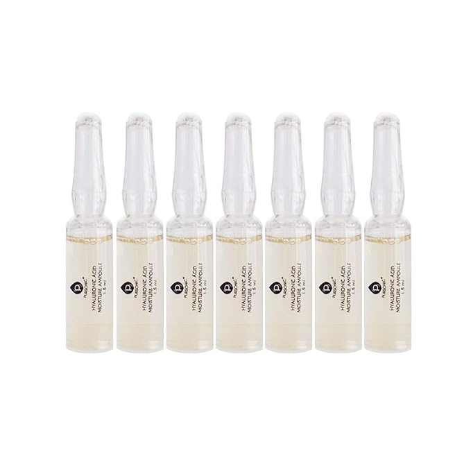 100% Hyaluronic Acid And Natural Moisturizing Serum Ampoule Set,Anti Aging Anti Wrinkle, 7 Day Treatment For All Skin Types
