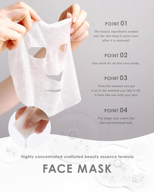 Facial Sheet Mask 24 Combo Pack [Japanese]- Hydrating and Soothing with a blend of key ingredients