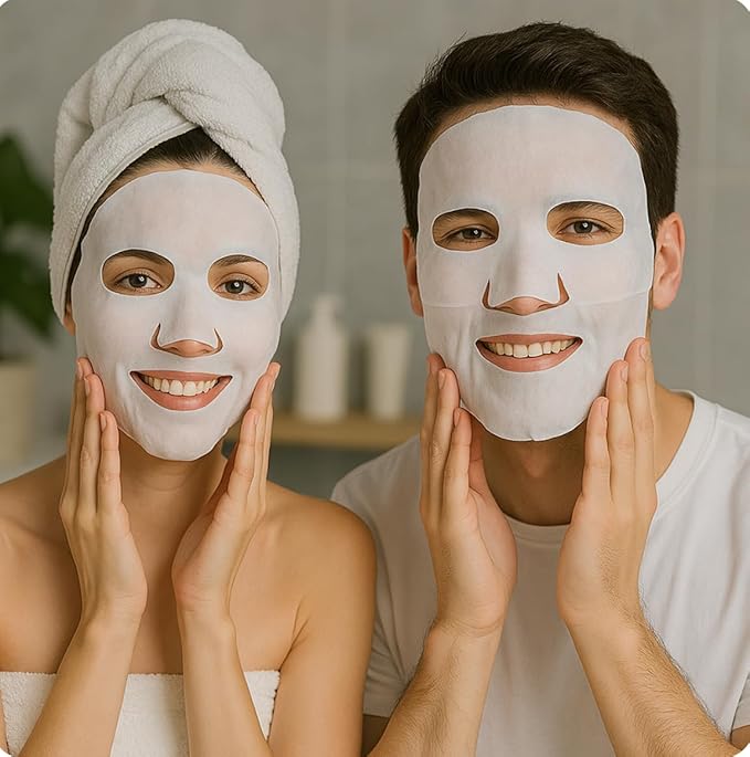 Chamomile Facial Mask for Nourishing and Hydrating Skin, Packed whit Natural Fruit Ingredients