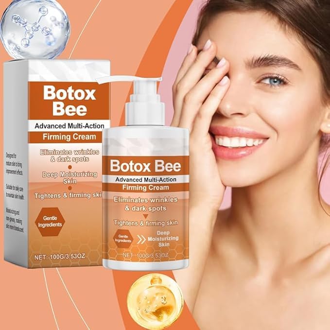 Botox Bee Venom Firming Cream, Advanced Multi-Action Firming Cream,Advanced firming & Wrinkle-Reducing cream, Bee Venom for Tightens Skin(2pcs)