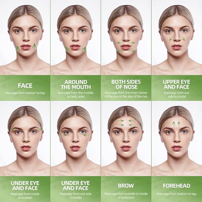 3-in-1 Natural Jade Roller and Gua Sha Set for Face and Eye Ice Roller Facial Cooling Massage Roller (White Ice Roller + Jade Roller + Gua Sha)