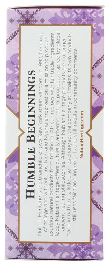Nubian Heritage Shea Butter Soap with Lavender & Wildflowers 5 oz - Pack of 12