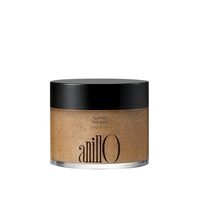 Fig Whisky Body Scrub – Vegan Exfoliator with Fig Extract, Seed Powder & Andean Salt for Smooth, Radiant Skin – Woody Scent, Paraben-Free, Sulfate-Free, Silicone-Free (8.46 oz)