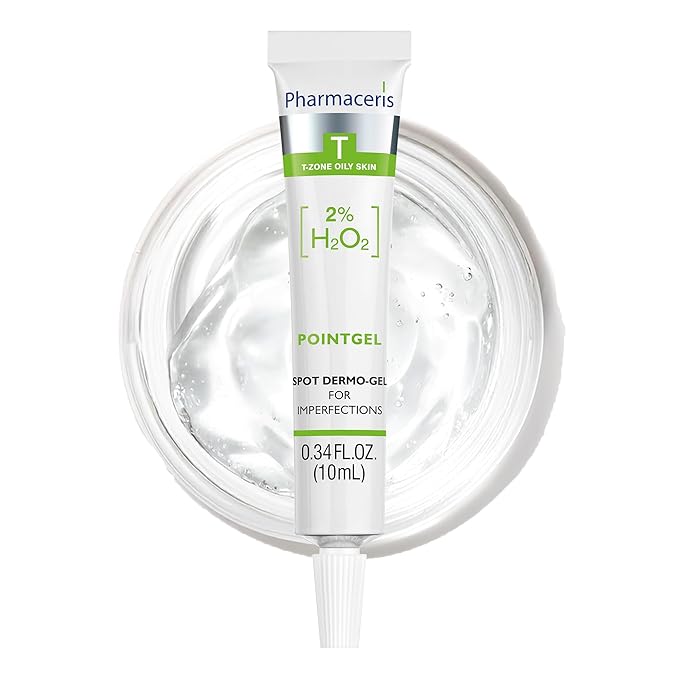 POINTGEL Spot Dermo-Gel For Imperfections with 2% Hydroperoxide, Salicylic Acid & D-Panthenol, Breakout Spot Gel, For Oily & Combination Skin, 0.34 fl oz