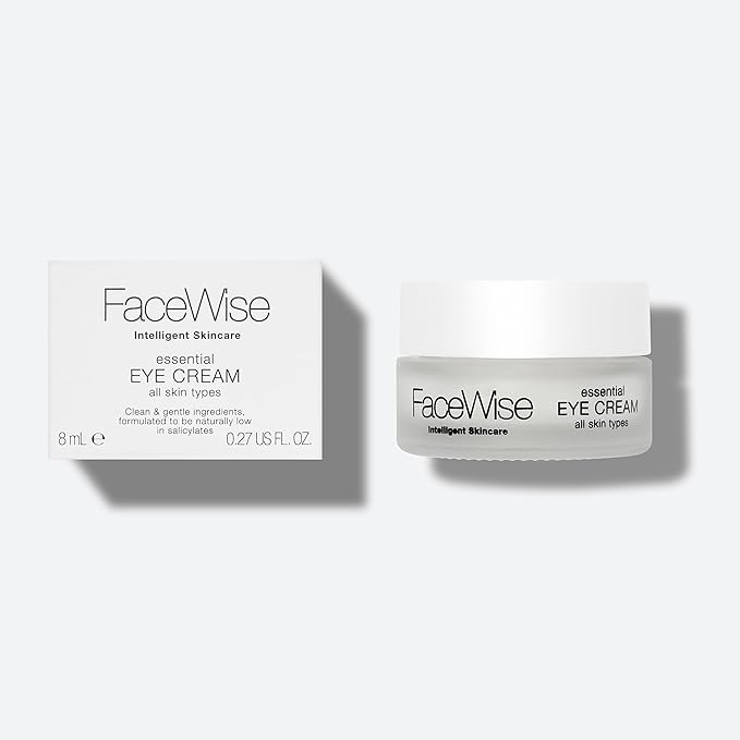 Essential Eye Cream, Hydrating Hyaluronic Acid Eye Cream to Lift Tired Eyes and Help Minimise Wrinkles Fine Lines, Daily Moisturiser with Vitamins A, E and F, Salicylate-Free Fragrance 8ml