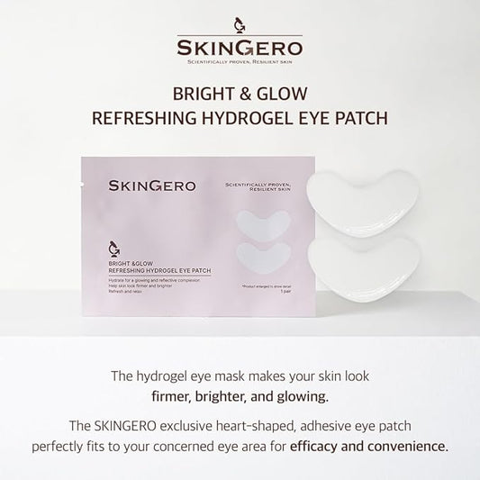 BRIGHT & GLOW REFRESHING HYDROGEL EYE PATCH (1 pair)