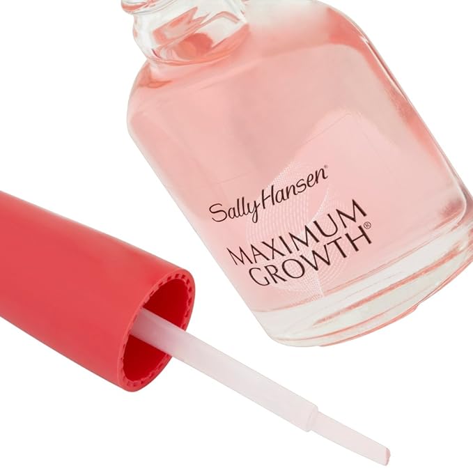 Sally Hansen Maximum Growth®, Nail Strengthener, Base Coat, Nail Protectant, Triple Protein and Silk Formula