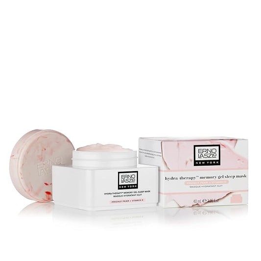 Erno Laszlo Hydra-Therapy Memory Gel Sleep Mask, Overnight Hydration, Leave-on Face Mask with Antioxidants and Vitamin E for Smooth and Elastic Skin During Sleep, 1.35 Fl Oz