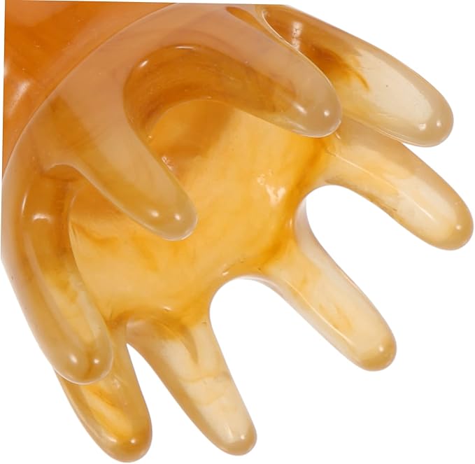 GLEAVI 4 Pcs Resin Massage Comb Jade Comb Chinese Scalp Acupunctures Scraping Facial Massage Tool Massage Tools Face Tools Head Messages Scalp Relax Beeswax Resin Scraping Stone