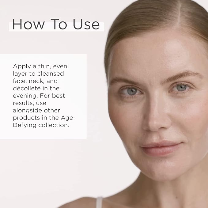 Glytone Age-Defying Peptide+ Overnight Restorative Cream - Dermatologist-Tested, Paraben-Free & Fragrance-Free - 1.7 fl. oz.