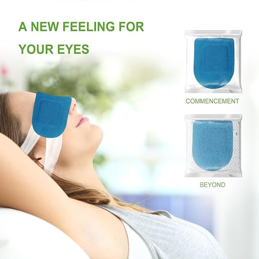 10PCS Steam Eye Mask, Relieve Eye Fatigue, Can be Used for Eye Relaxation, Jet Lag or Insomnia, Disposable Heated Steam Eye Mask, Rich in Nutrients Heated to Promote Absorption (Fragrance-Free)