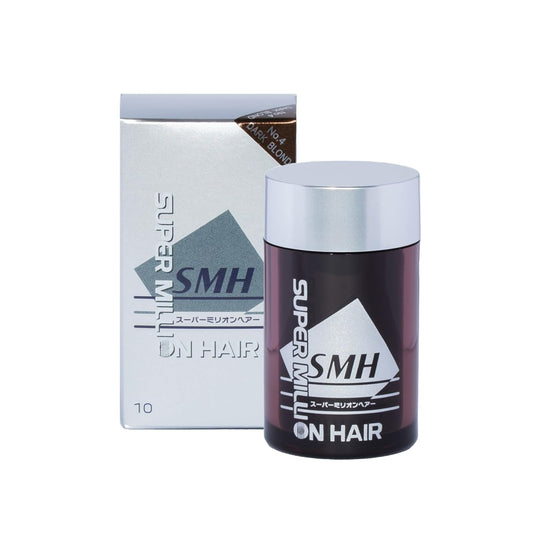 SMH Plant-Based Hair Fibers MADE IN JAPAN – Instantly Conceals Thinning Hair –Long-Lasting, Natural Look – Sweat, Water & Wind Resistant – For Men & Women (10g, Dark Blond)