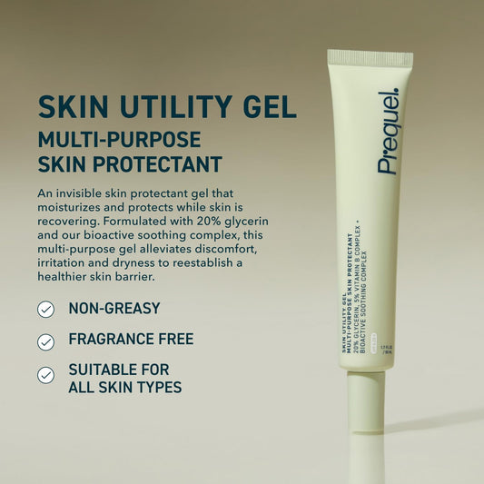 Skin Utility Gel, Moisturizing Protectant. Lightweight Multi-Purpose Face and Body Cream for Dry Skin, Hand Cream for Cracked Hands. Soothing Barrier Support with 20% Glycerin
