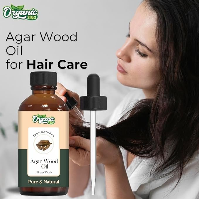 Agarwood (Aquilaria malaccensis) Oil | Pure & Natural Essential Oil for Skincare, Aroma & Diffusers - 30ml/1.01fl oz