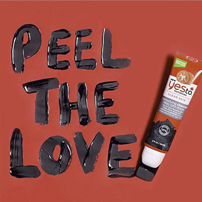 Yes To Tomatoes Detoxifying Charcoal Peel Off Face Mask, 2 Fl.Oz