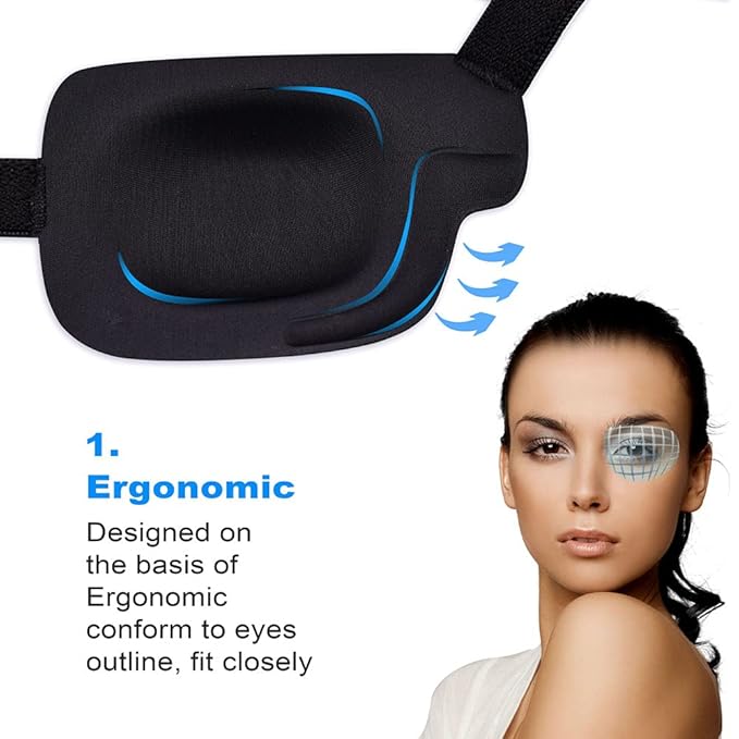 3D Eye Patch - Lightweight and comfortable (Right Eye)