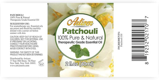 Artizen 2oz Oils - Patchouli Essential Oil - 2 Fluid Ounces