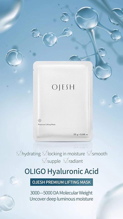 Premium Lifting Mask - Face Masks Skincare，Hydrating Masks，Moisturizing，Brightening and Soothing，Anti-aging，Collagen Essential Lifting & Firming Face for Women Men All Skin Type (1 Box)