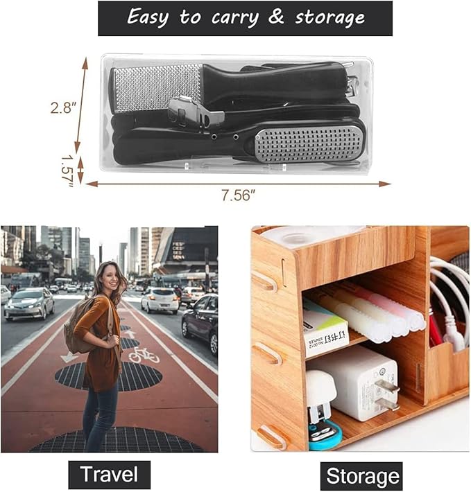 Pedicure Kit, 36 in 1 Foot Care Tools Stainless Steel Foot Rasp Dead Skin Remover for Home & Travel…