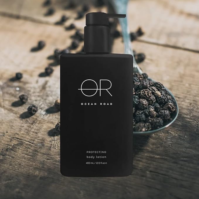 OCEAN ROAD Black Body Lotion 13.5 fl oz - Pamper Your Skin with this Silky Smooth, Hydrating Formula, Leaving a Subtle Fragrance and a Luxurious, Nourished Feel