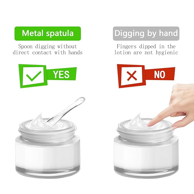 3 PCS Facial Spatula Massage Eye Roller Dark Circles Skincare Tool Face Cream Lotion Makeup Stainless Steel Applicator Wand Neck Lines Beauty Instrument Stick Spoon Device(Silver)