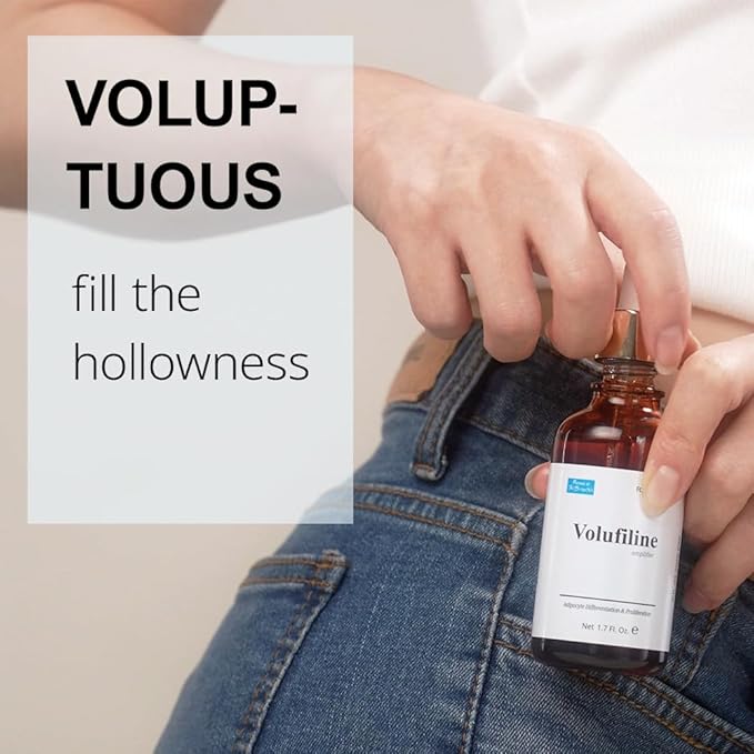 Volufiline Serum 0.33 fl. oz. / 10 ml/Volufiline Oil for face, breast, butt, Skin Elasticity, 100% Genuine, France Sederma, Cosmetic Ingredient booster korean volifiline glass bottle