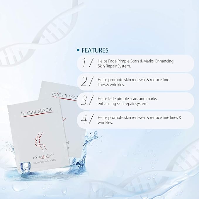 Koi Beauty Face Repair Sheet Mask for Microneedle Derma Roller Microneedling Pen Derma Auto pen, Instant Hydration Soothing Cooling, Post Microneedling Treatment, Reduce Redness Stinging Feeling