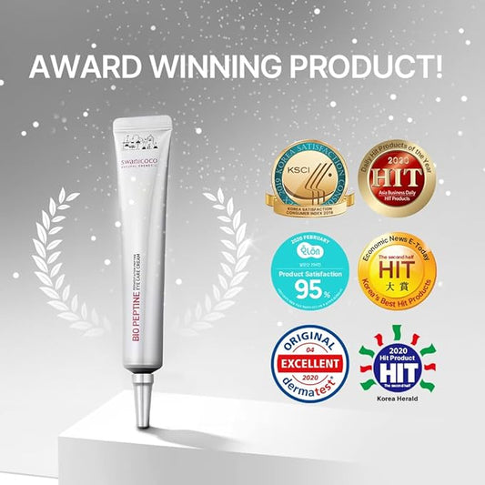 Pregnancy Safe Skincare Brightening Duo (Instagram Viral Product) Multi Solution Vitamin Essence & Fermentation Peptine Eye Care, Even Skin Tone, Dark Eye Circles, Anti Aging