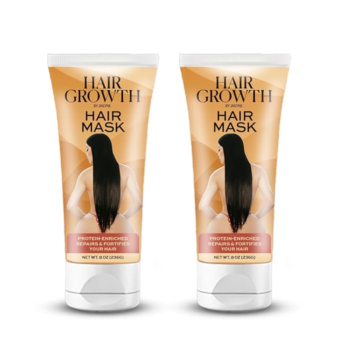 Hair Growth Repair Mask by Jailyne Ojeda – Protein-Enriched Deep Conditioning Treatment – Strengthens, Restores & Nourishes Damaged Hair – Sulfate-Free & Paraben-Free – Made in USA