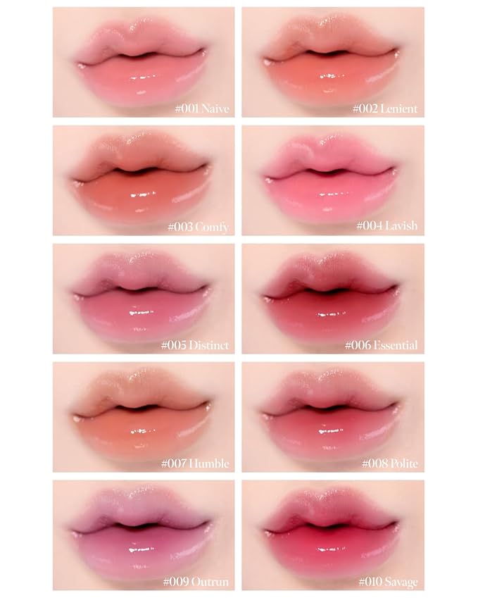 Volumizing Lip Fondue 08 Polite 2g, 3-in-1 Melting Balm for Hydrating Lip Care, Plumping Volume and High-Gloss Water Glow, Infused with Rosehip Oil for Longlasting Moisture, Korean Makeup