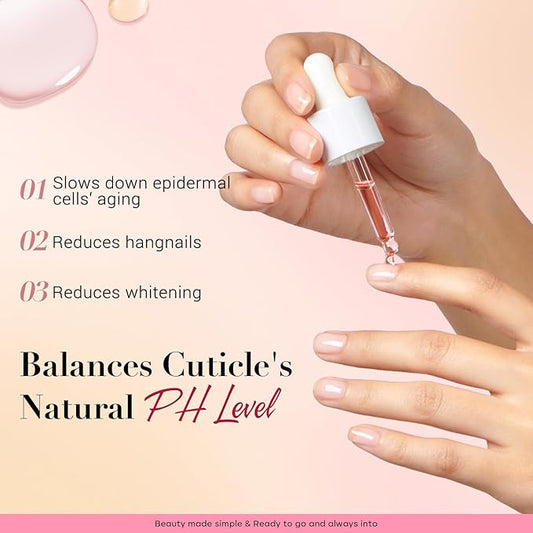 AZUREBEAUTY Cuticle Oil for Nails Ultimate Hydration Nail Care Natural Essential Oil Extract, Jojoba Oil, Vitamin E, B7, Moisturizing and Conditioning, Brightening Skin, Remedy for Damaged Cuticle