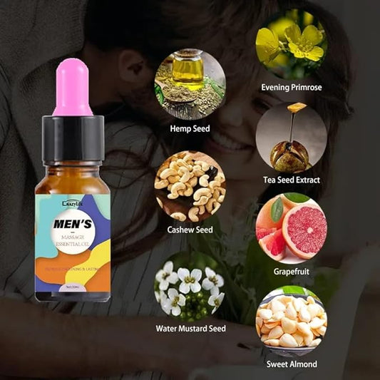 Massage Oil Enlargement Oil Increase Enlarge Gel Thicker Longer Stronger Large Size Enlarger Cream BLSEX for Men (F414-MEN'S Oil 30ML)