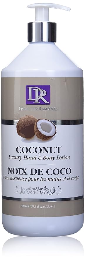 Daggett and Ramsdell Hand and Body Lotion, Coconut, 33.8 Ounce