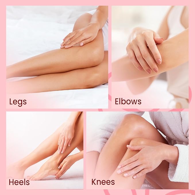 Rose & Almond Body & Foot Scrub - Rejuvenating & Hydrating Exfoliating Body Scrub for Luxurious Skin Care, 10 oz