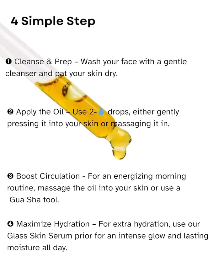 Vitamin C Glow Face Elixir, Hydrating Anti-Aging Face Oil for Sensitive Skin, Brightening & Nourishment | Organic, Plant-Based Facial Oil, Pollution Defense & Natural Glow | USA Made–1.69 fl oz