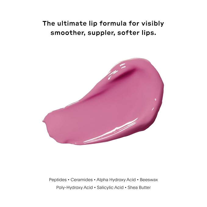 U Beauty The PLASMA Tinted Lip Compound Anti-Wrinkle & Anti-Aging Treatment - Shimmery Plumping Lip Gloss with Hyaluronic Acid, Shea Butter, Salicylic Acid & Peptides to Deeply Hydrate,Orchid- 15 mL