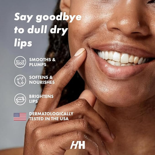 Handmade Heroes Bakuchiol Lip Scrub 1 fl oz Deep Conditioning Lip Plumper Helps Reduce Fine Lines and Wrinkles Appearance 100% Cruelty Free Vegan Lip Care for Luscious Lips