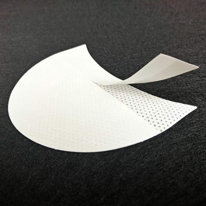 50 Pcs Under Eye Pads Under Eye Patches Lint Lash Extension Eye Patches Eyeshadow Lips Makeup Shields Professional Eyeshadow Stencils for Daily Makeup Use (7X4cm)