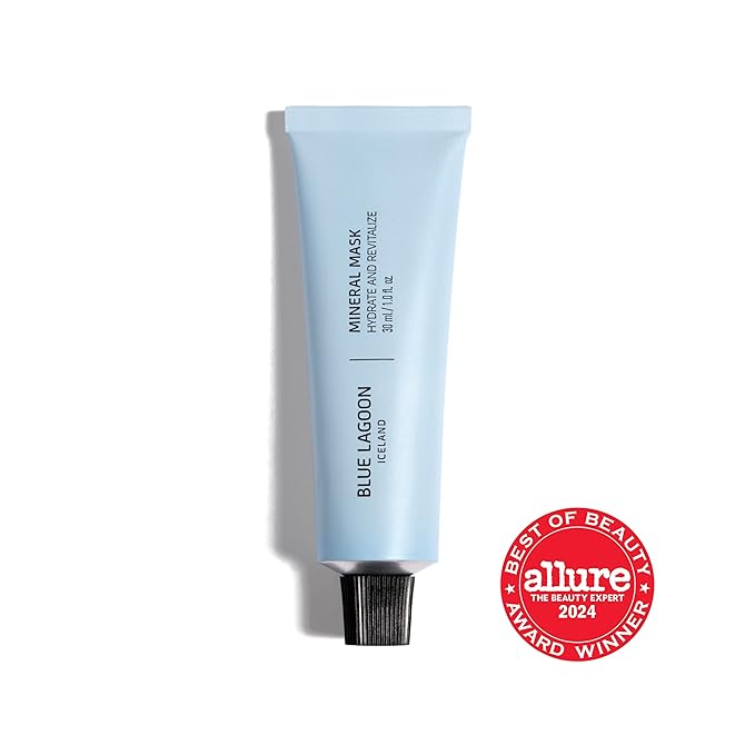 Blue Lagoon - Hydrating Overnight Mineral Face Mask - Hydrating Treatment - Overnight Mask - Moisturizing Skincare - Sleeping Mask - Sustainable, Bioactive Icelandic Skincare (1 fl oz | 30 ml)