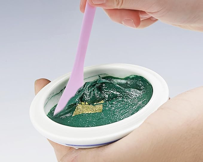 ONLYKXY 5pcs 5inch Plastic Beauty Spoon Facial Cream Brush Makeup Scoop Mud Reusable Cosmetic Dig Scoop Spatula Mask Tip for Lotions Moisturizers Home Salon DIY Facemask Mixing Sampling (Purple)