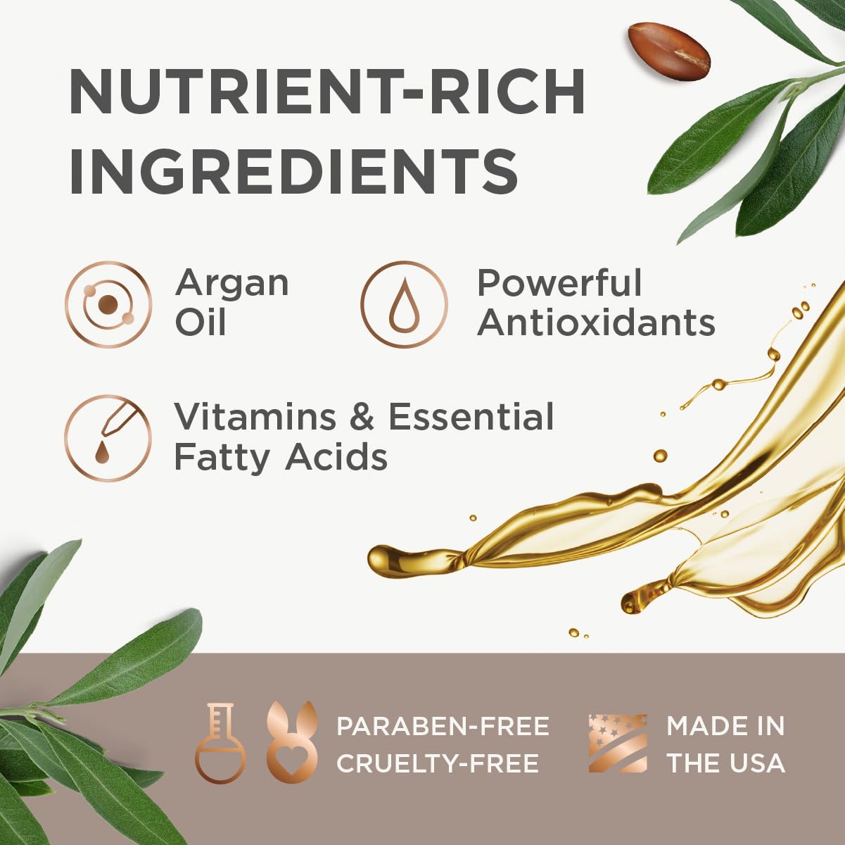 Argan Magic Restorative Hair Mask - Protein Rich Conditioning Hair Mask that Hydrates, Restores And Repairs Damaged Hair | Made in USA, Paraben Free, Cruelty Free (24 Oz)